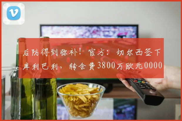后防得到弥补！官方：切尔西签下库利巴利，转会费3800万欧元0000644